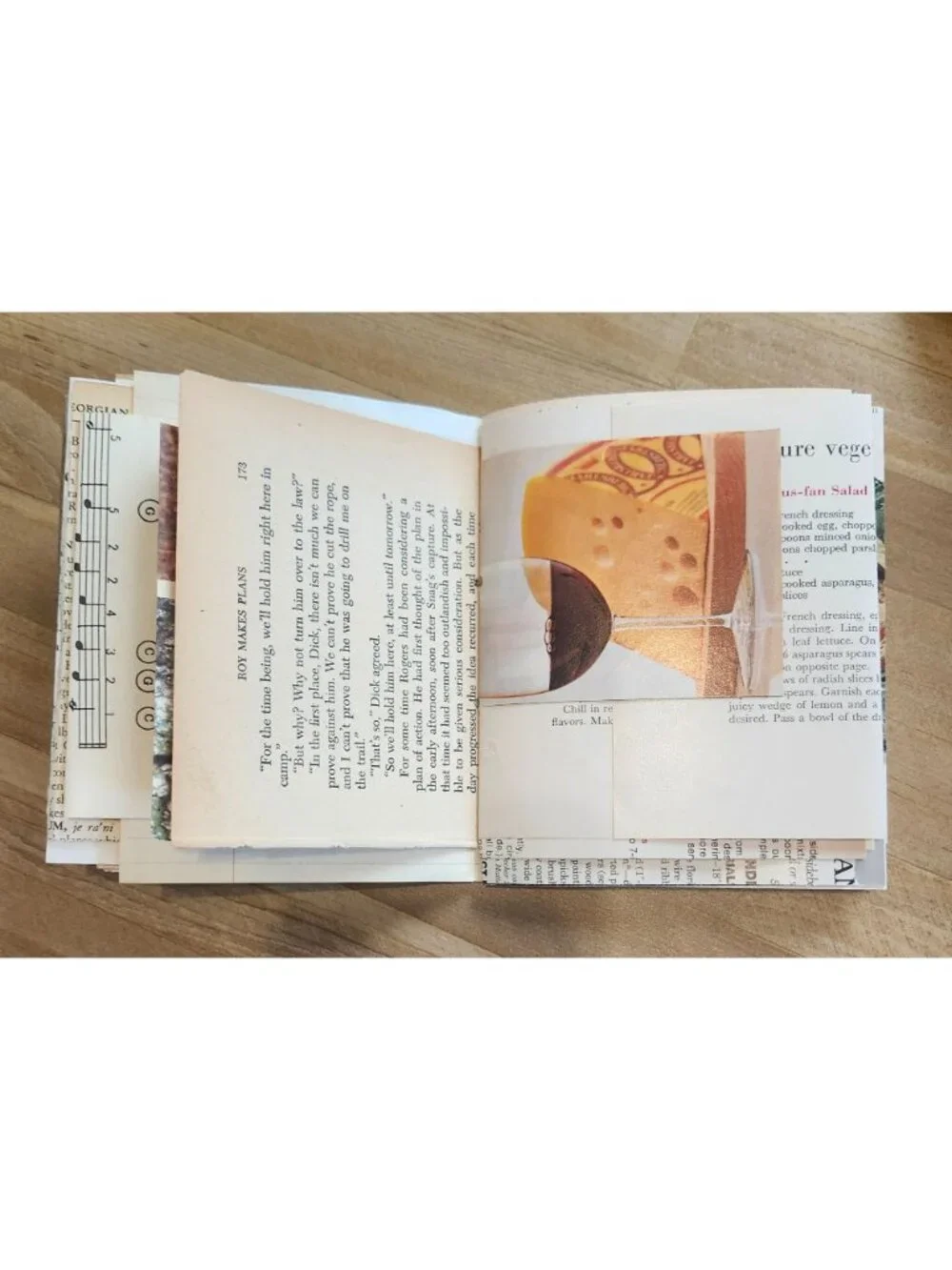 Junk Journal Made With All Vintage Pages Handmade 88 pages